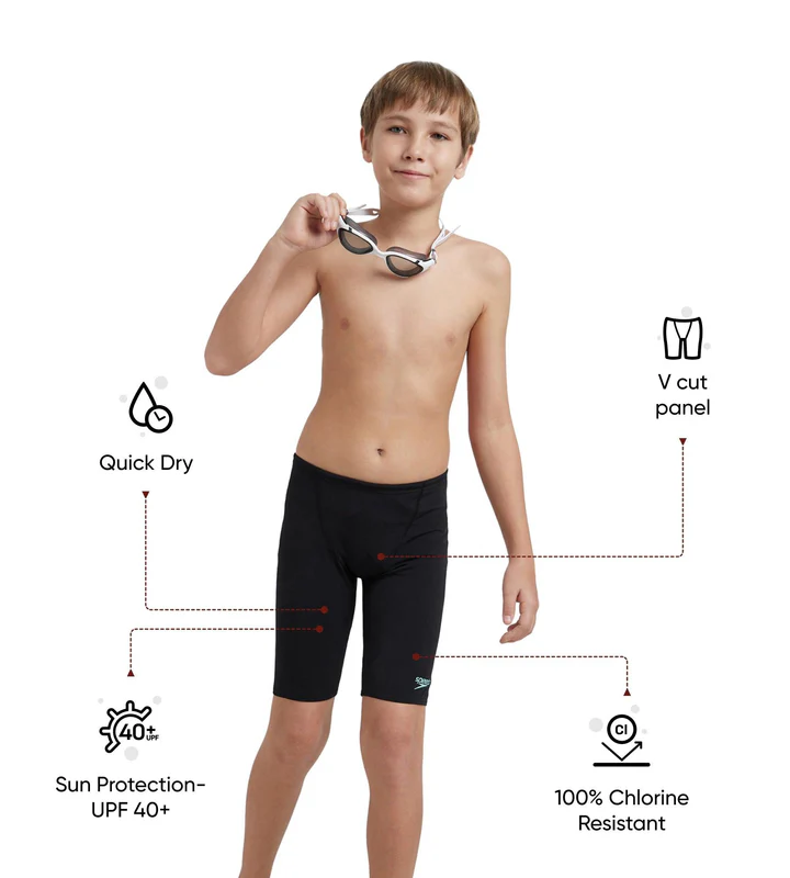 Boys Essential Endurance + v cut Jammer